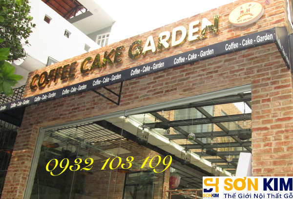 Hình 27: Bàn ghế cafe tại quán Cake Garden Coffee