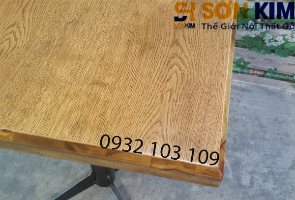 mặt gỗ của bàn cafe bc02