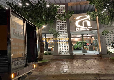 Bàn giao ghế sofa cho An Coffee, Tea and Homstay tại Phan Thiết. Bàn giao ghế sofa cho An Coffee, Tea and Homstay tại Phan Thiết.