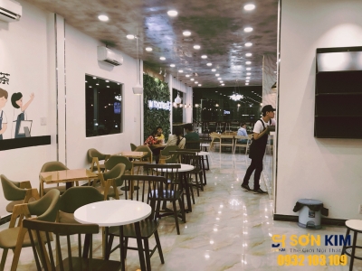 Bàn ghế trà sữa cho công trình Royal Tea Bàn ghế trà sữa cho công trình Royal Tea