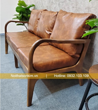 Ghế sofa gỗ đẹp GC110 Mẫu ghế băng dài gỗ đơn giản đẹp nhất