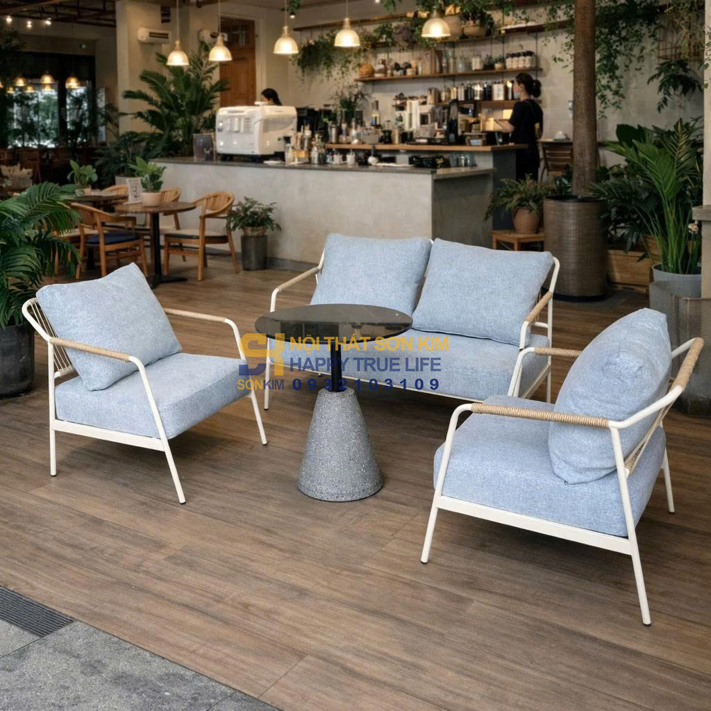 Bàn trụ đá mài mặt ceramic vân mây đen