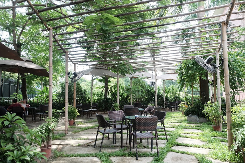 ghế mây nhựa cafe ngoài trời kháng UV