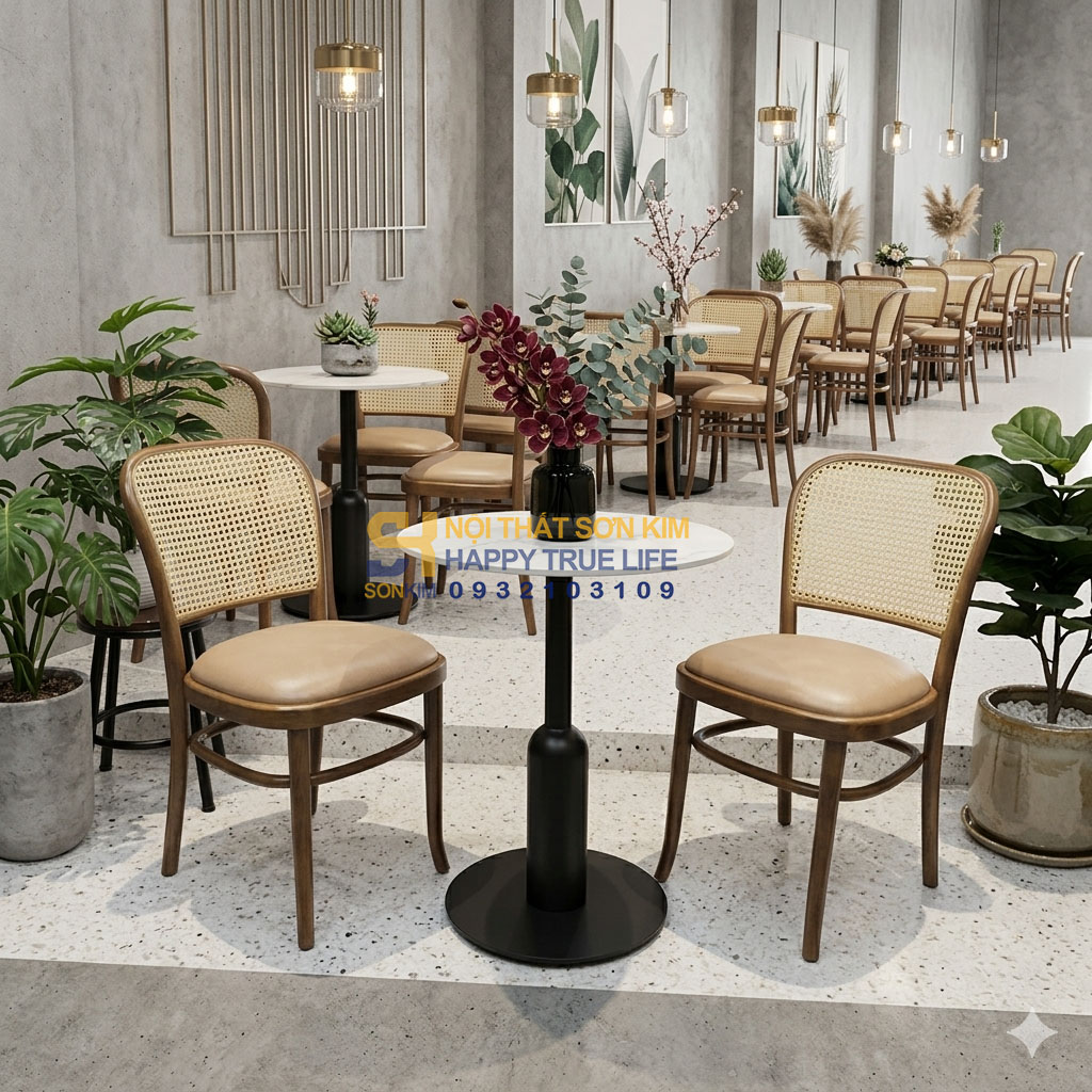 Hướng dẫn chọn ghế cafe chuẩn thương mại theo 6 tiêu chí