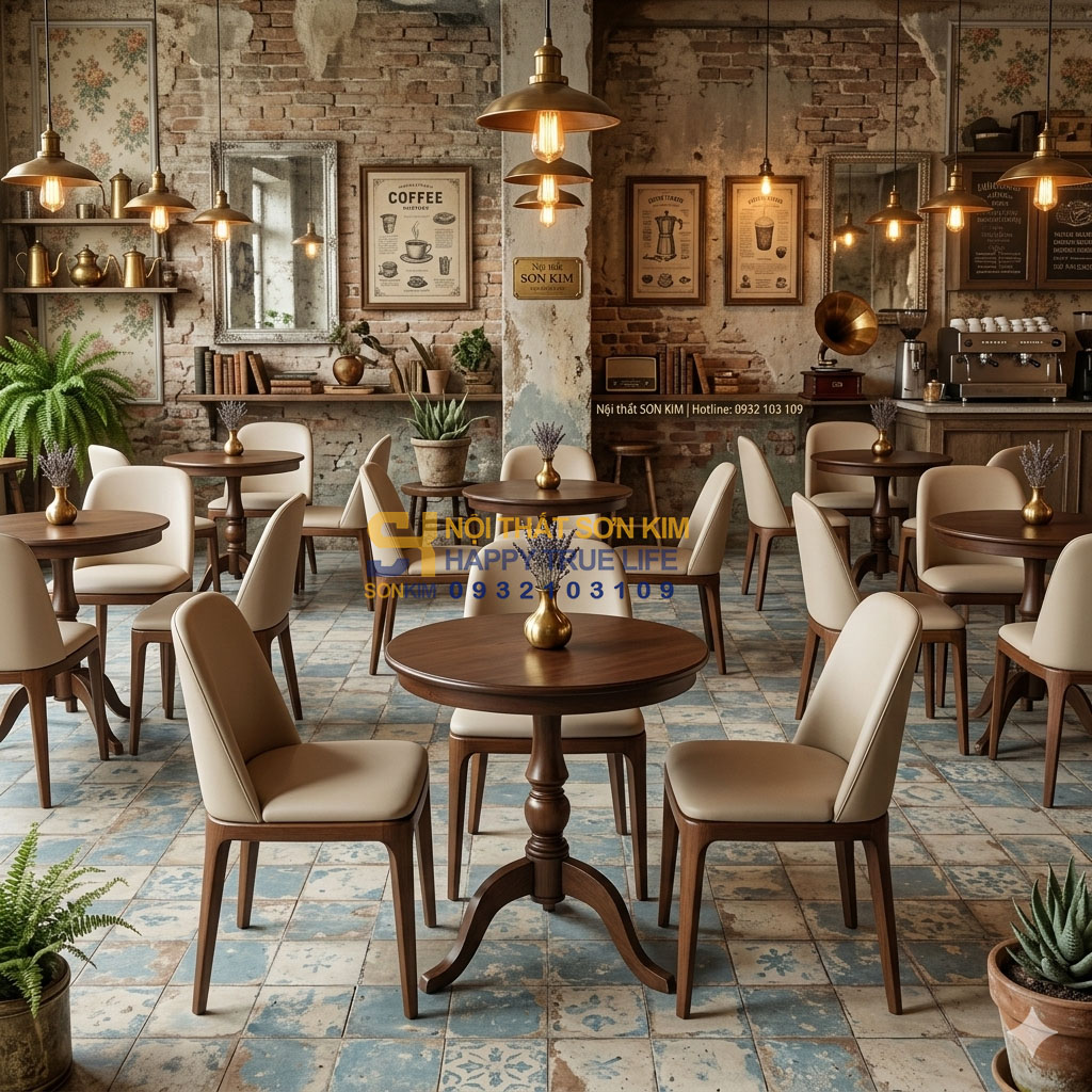 Tổng hợp các loại ghế cafe phổ biến nhất 2026