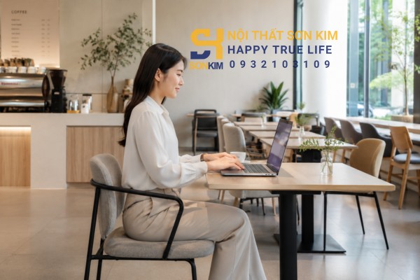 Kích thước tiêu chuẩn bàn ghế cafe hiện đại theo công thái học
