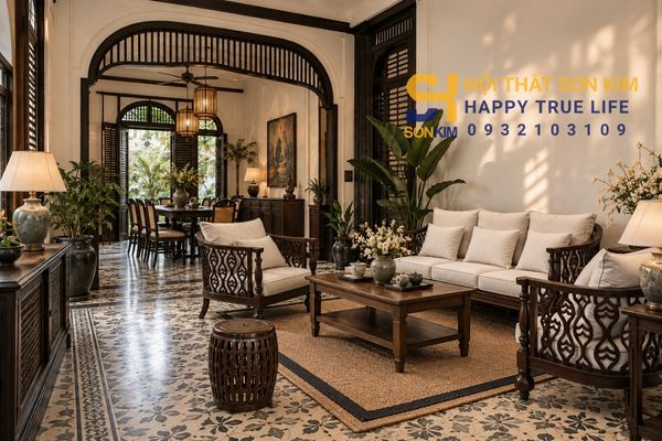 Phong cách Indochine và Đông Dương trong thiết kế nội thất