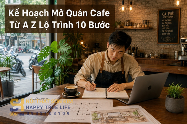 kế hoạch mở quán cafe từ a z lộ trình 10 bước