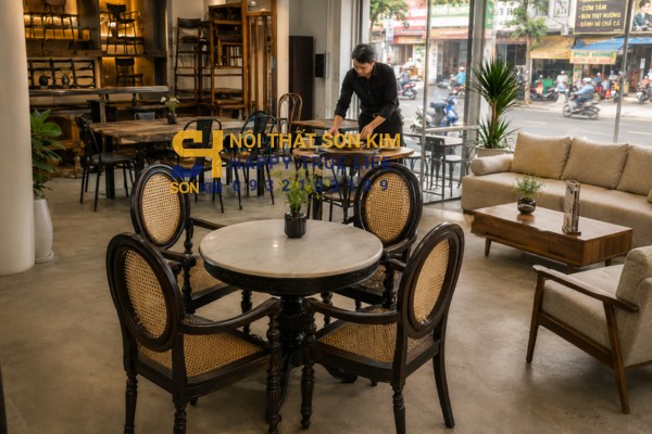 Bàn ghế cafe phù hợp theo từng mô hình quán