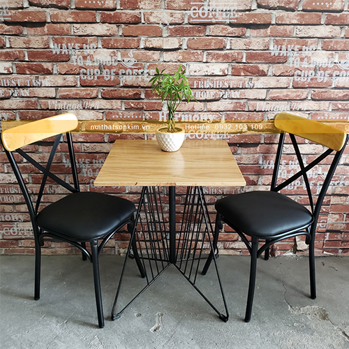 mẫu bàn ghế cafe sắt