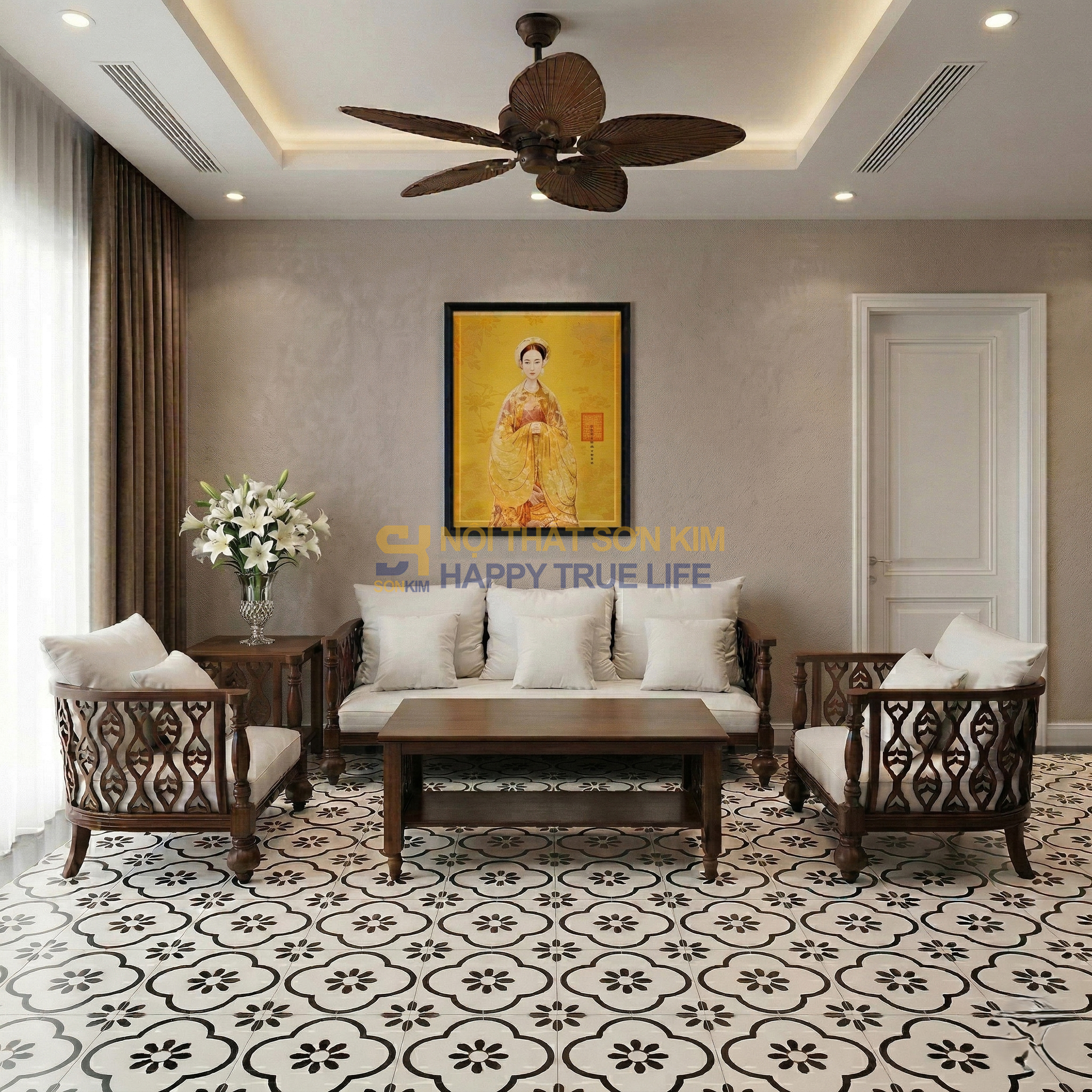 Bộ Sofa Heming Way Indochine BGC305