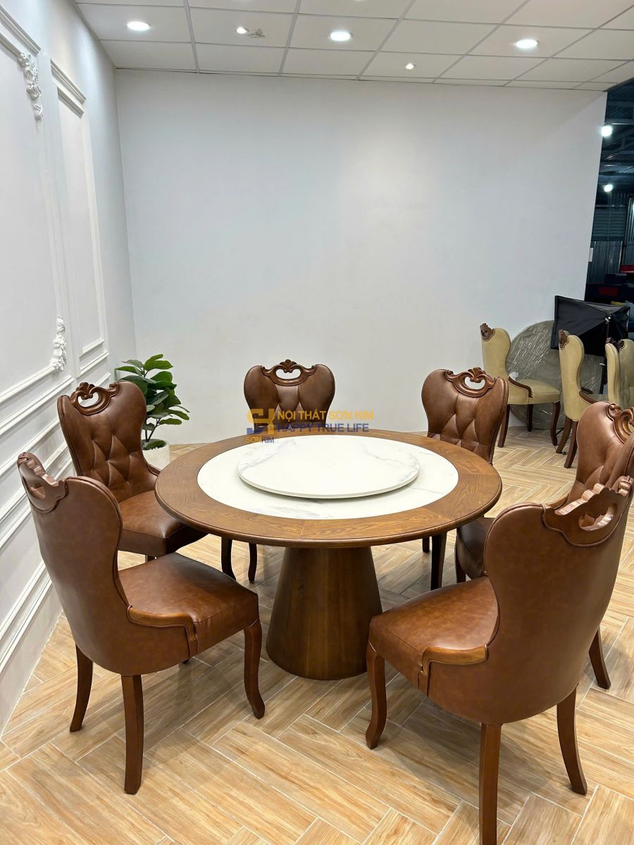 Bàn Mặt Đá Ghế SOHO Sang Trọng BGA146-1