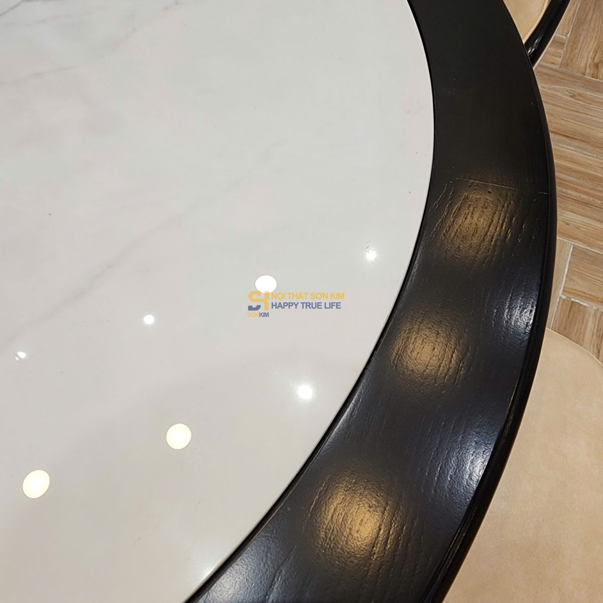 Bộ Bàn Tròn Imperial + 6 Ghế Soho – Sang Trọng Chuẩn Phòng VIP - 3