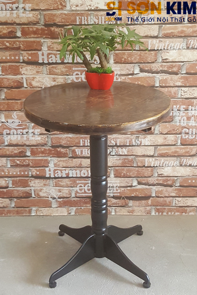 Mẫu bàn cafe gỗ chấn sắt giá rẻ hcm