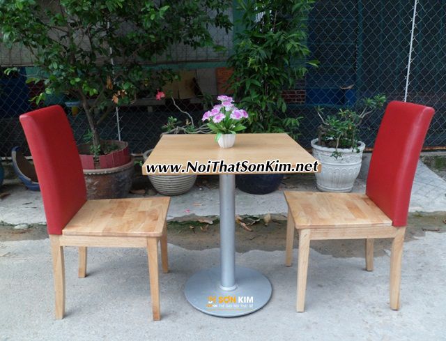 bàn ghế gỗ nhà hàng bnh02