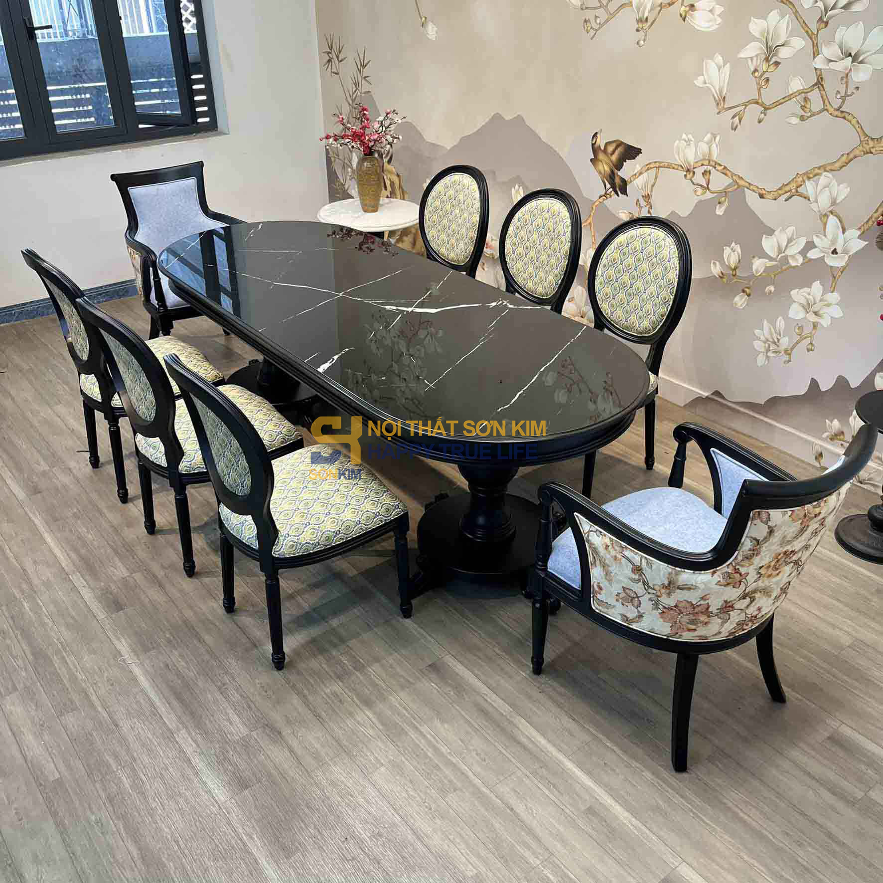 Bộ Bàn Ăn Indochine BGA108